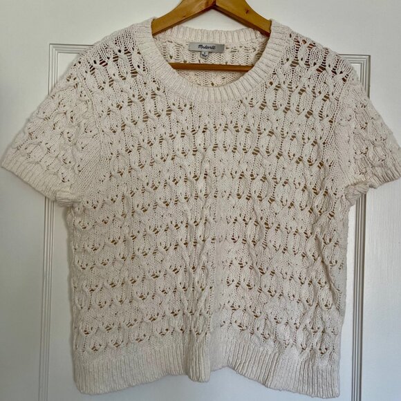 Madewell Cotton Carrington Sweater Tee | Size Small - Picture 2 of 6